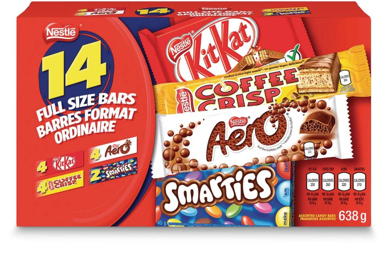 Assorted chocolate bars