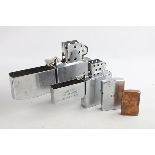 Assorted refillable lighters