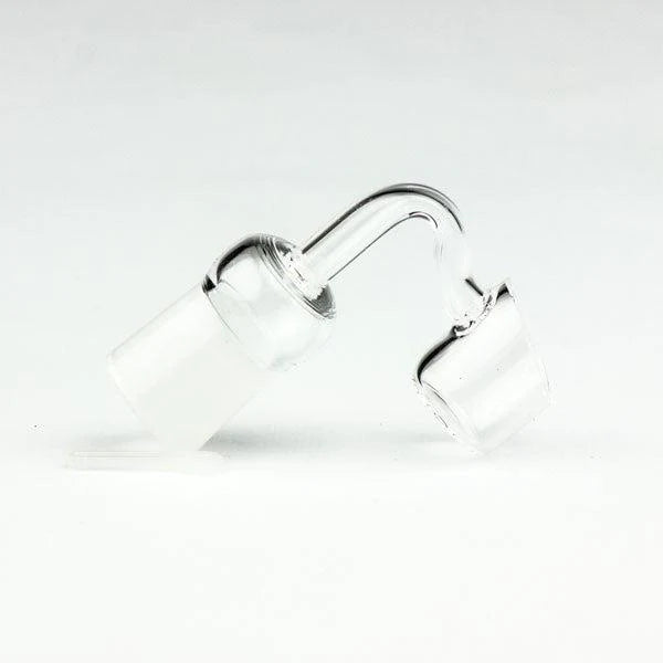 Domeless quartz nail with curved neck