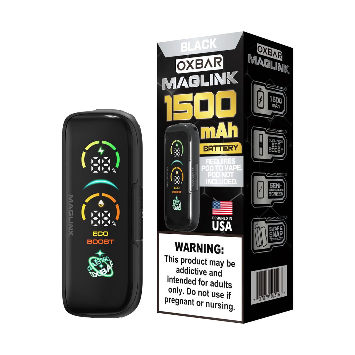Rocky Vapor Oxbar Maglink 1500mAh Battery